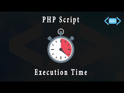 Tracking the script execution time in PHP