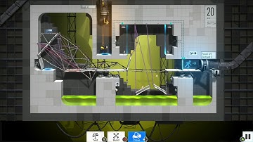 Bridge Constructor Portal Level 20 Full Convoy