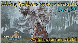 World First solo samurai kill of Byakko Extreme