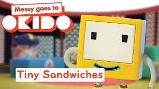 Tiny Sandwiches Clip Messy Goes To Okido Cartoons For Kids