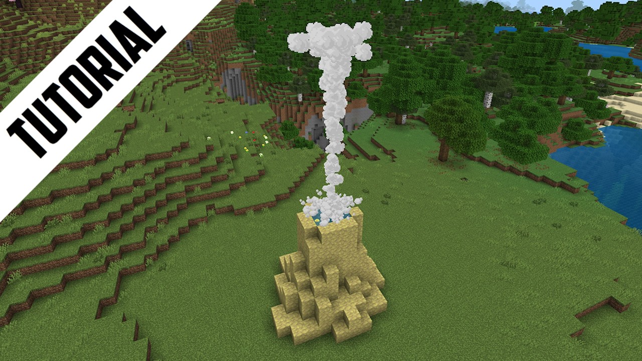 Minecraft: How to Build a Geyser (Step By Step) - YouTube
