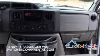 Van Rental Henry 15 Passenger