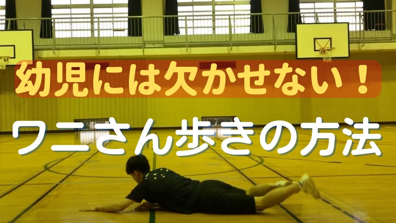 【幼児には欠かせない！】ワニさん歩きの方法を詳しく解説！