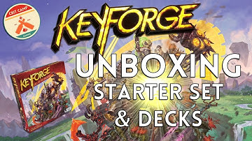 Keyforge Starter Set & Deck Unboxing! - Crit Camp