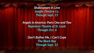 Two Week St  Louis Theatre Calendar Beginning September 12, 2019