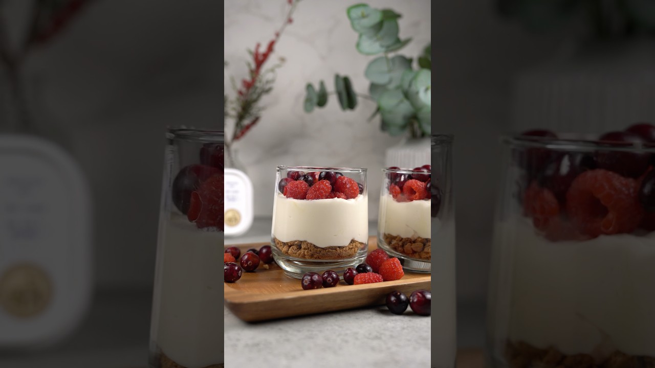 No Bake White Chocolate Cheesecake Cups