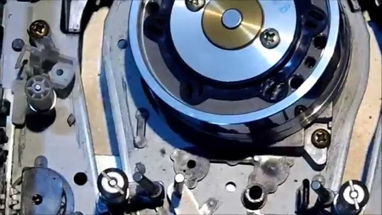 VHS Video Player AKAI VS P88 testing and mechanism