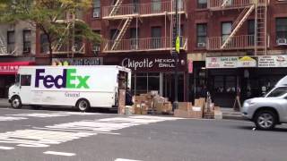 FedEx Delivers in Manhattan After Hurricane Sandy