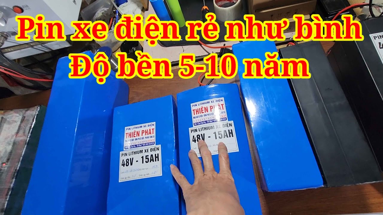 Pin xe điện rẻ như bình điện tội gì không xài | xe điện thiên phát