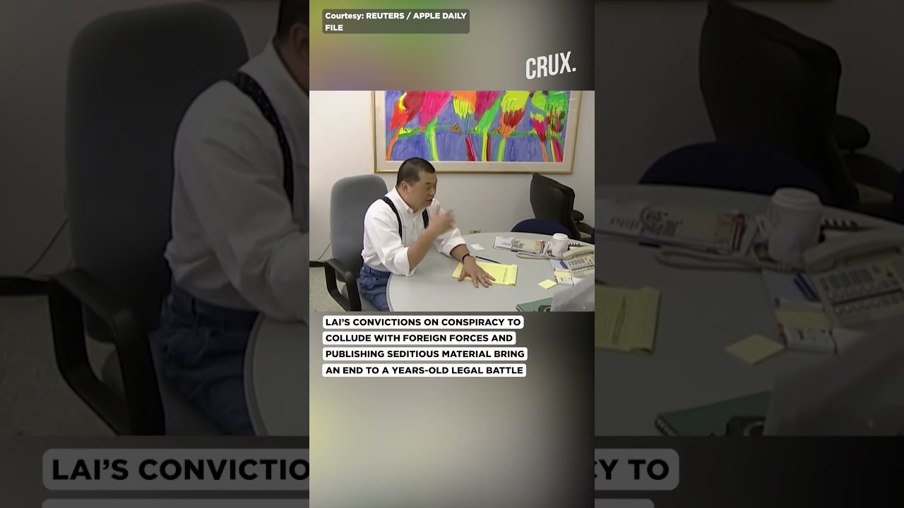 Hong Kong Media Tycoon Jimmy Lai Gets 20-year Jail Term In National Security Case