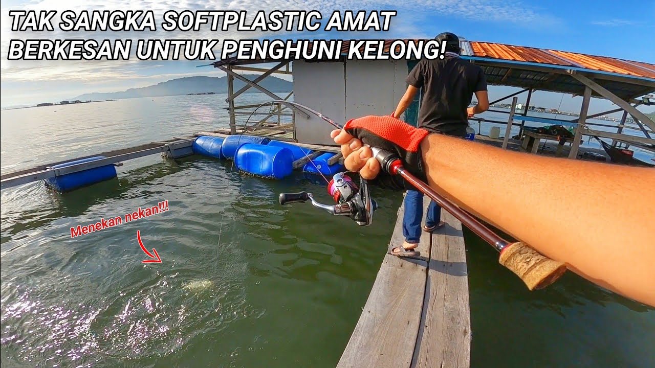 Ultralight Jigging & Casting Softplastic Kelong Ali Pulau Aman! ( Kelong Ali Day 5 )