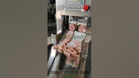 Frozen Meat Beef Lamb Rolls Cutting Slicing machine
