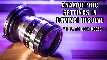bmpcc 4k anamorphic settings in davinci resolve
