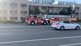 LAFD Light Force 85 responding