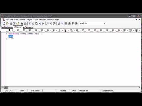 jQuery Tutorial   6   Document Ready Event