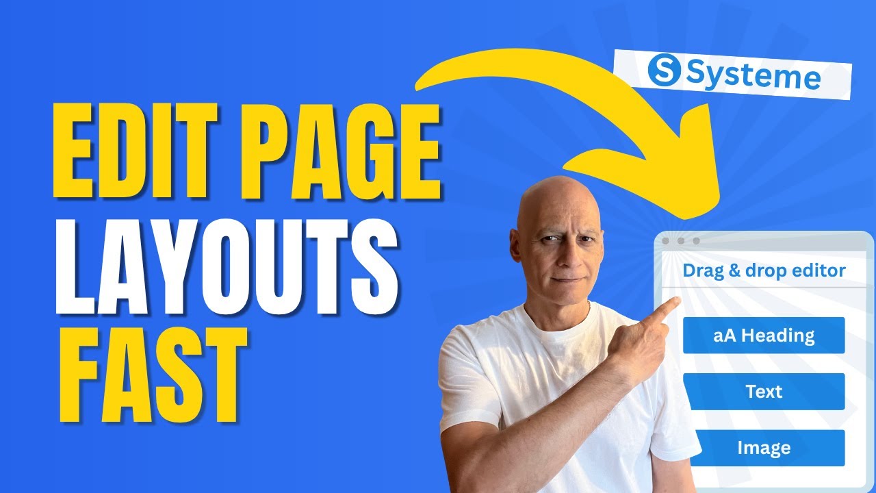 Edit Page Layouts Fast with Systeme.io - YouTube