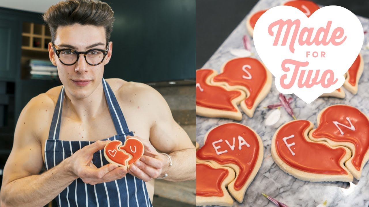 Love Heart Cookie Puzzle | Made for Two with Topless Baker | Food Network