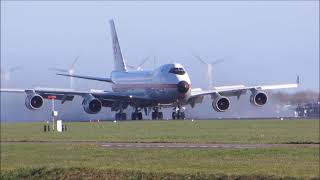 #CargoLux Boeing 747-4F &quot;Retro&quot;livery @Polderbaan @AMS--Schiphol