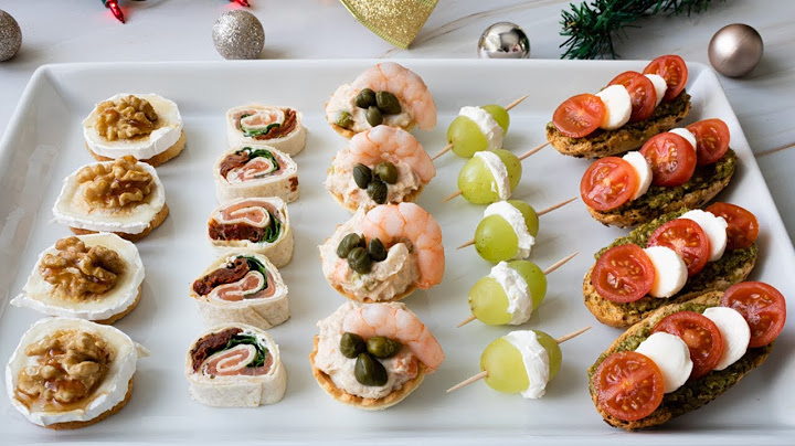 🎄 5 APERITIVOS PARA NAVIDAD Variados y Originales