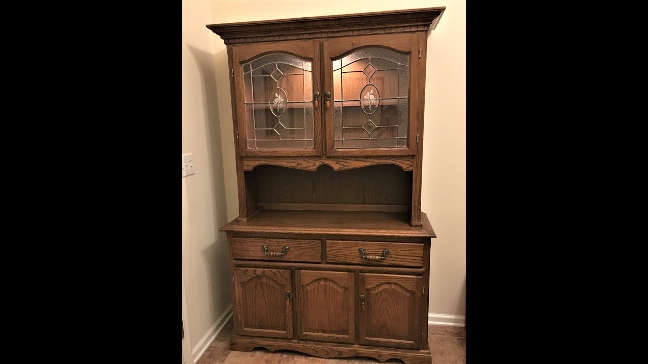 DIY Hutch Makeover! China HUTCH Makeover YouTube