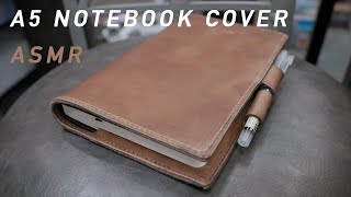 A5 Leather Notebook Cover | ASMR