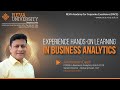 Join business analytics programs to experience handson learning  race  reva university