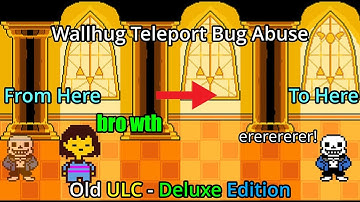 Sans Loves To Teleport Around! (Bug Abuser) | Old ULC - Deluxe Edition | Roblox