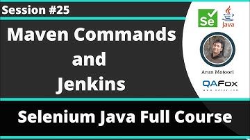 Selenium Java Training - Session 25 - Maven Commands and Jenkins