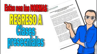 🔥 Consideraciones GENERALES para regresar a clases presenciales 2020-2021