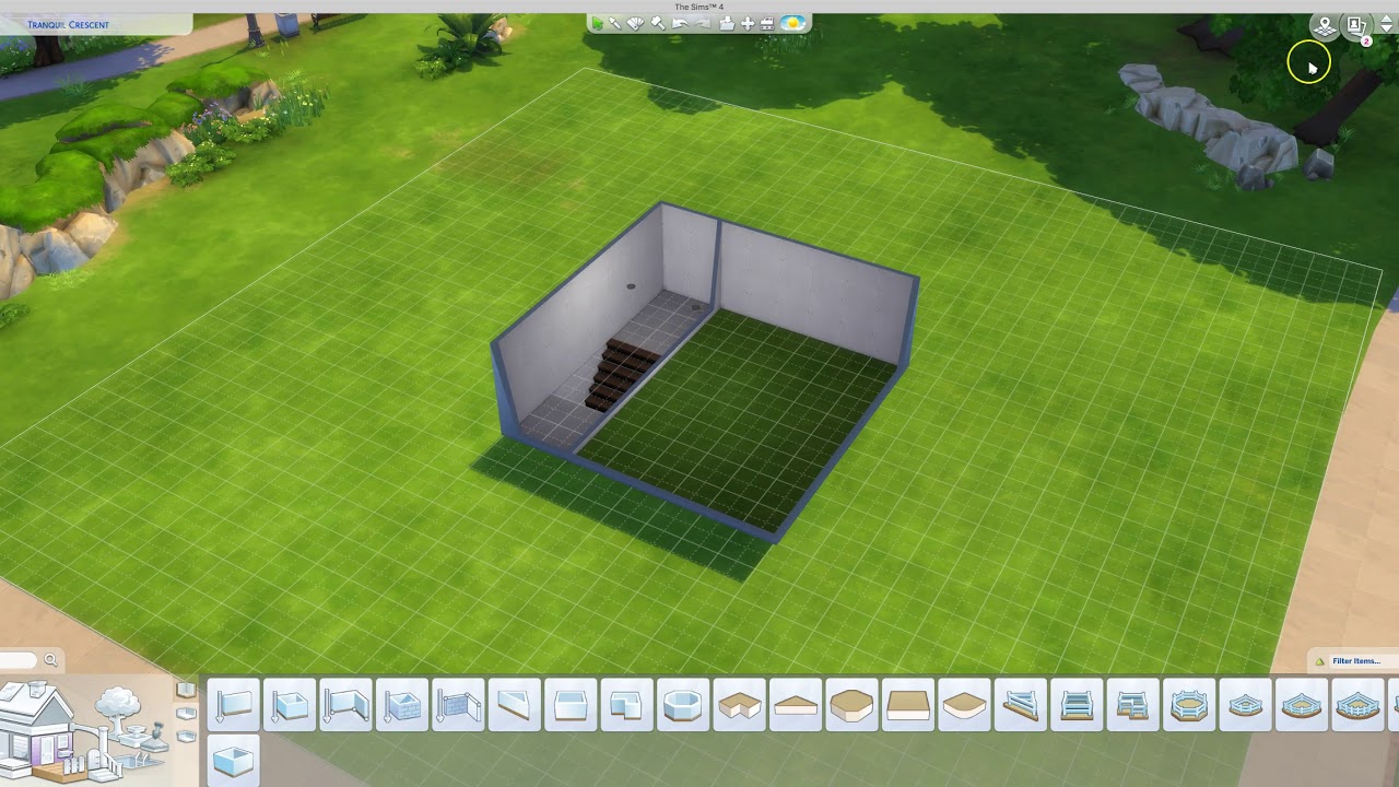 Sims 4 | Removing Floor And Ceiling For Basement Room