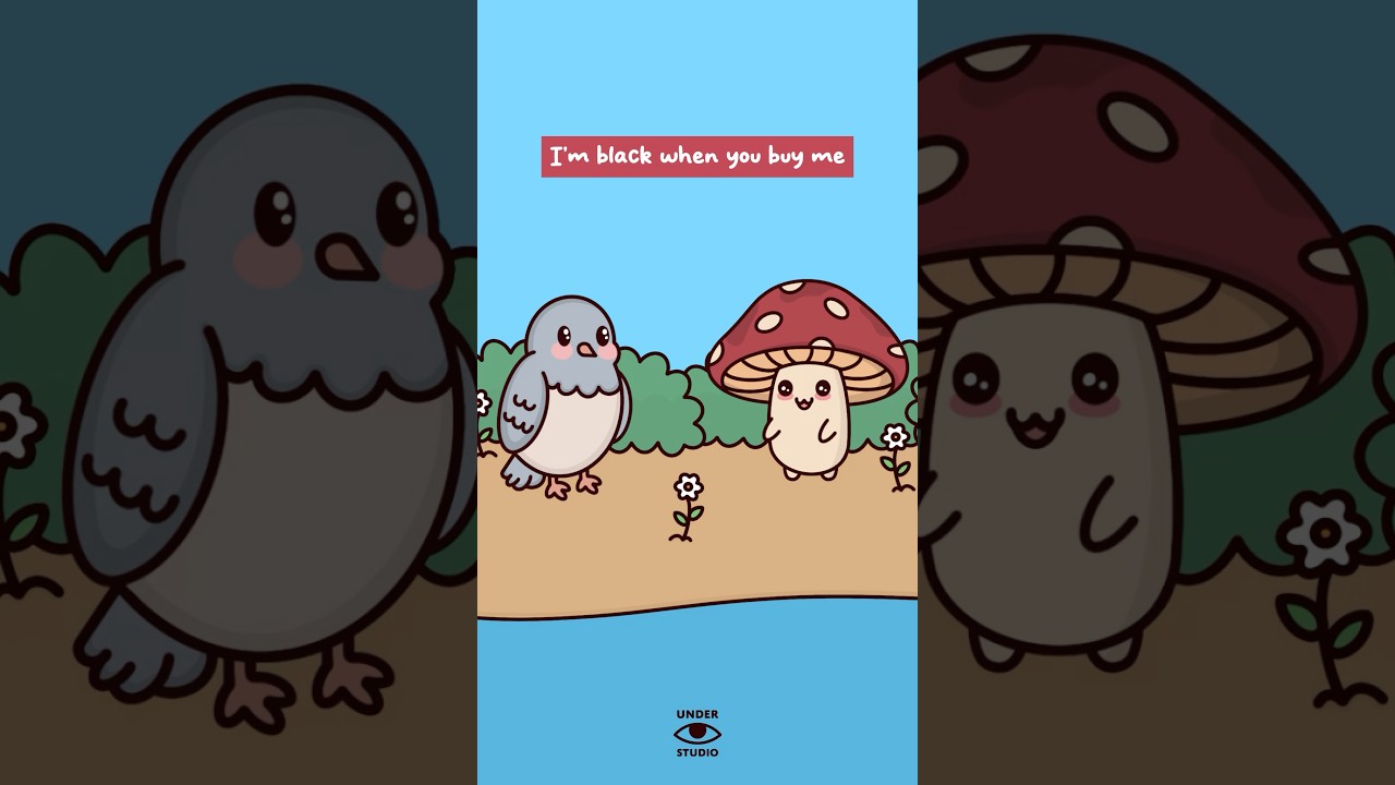 Listen Carefully 🍄 Mushie & Birdie | Riddle Animation Meme | Original Audio: @lukedavidson81