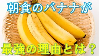 朝バナナは最強？朝食にバナナを食べるとスゴい効果が！バナナの栄養・美容・健康・ダイエット効果７選！
