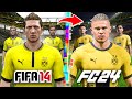 I rebuild dortmund from fifa 14 to fc 24