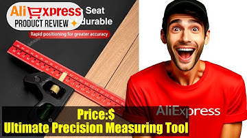 Woodworking Essential: The Ultimate Square Angle Ruler and Spirit Level Combo Tool!