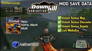 Mantap! Main Game Downhill PS2 Di Aether SX2 Pake Mod Save Data Unlock All Terbaru! Offline