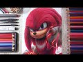 Drawing Knuckles (Sonic the Hedgehog 2) | Fame Art