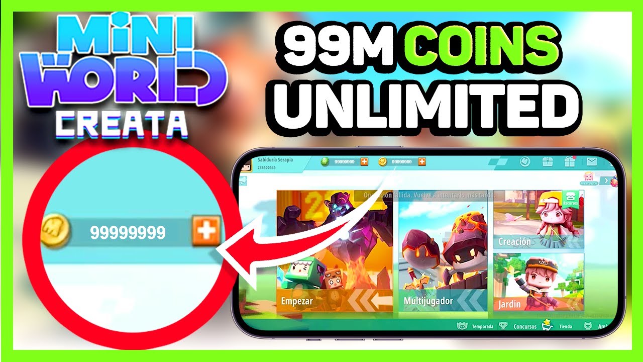 How to get unlimited COINS & MINIBEANS in Mini World Creata 2023