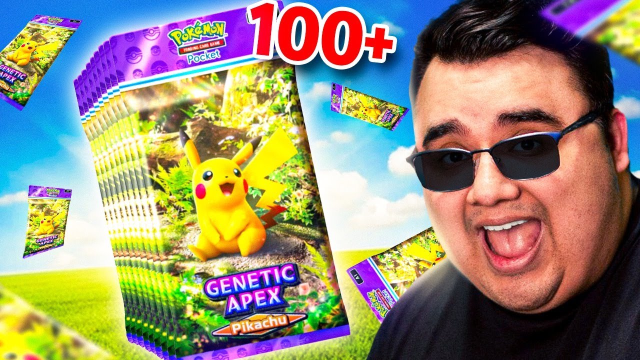 ABRIENDO MÁS DE 100 PAQUETES EN POKEMON TCG
