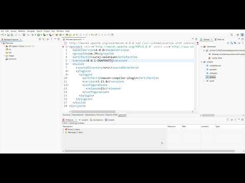 Converting MavenProject into Java in eclipse workspace showing error project not define.