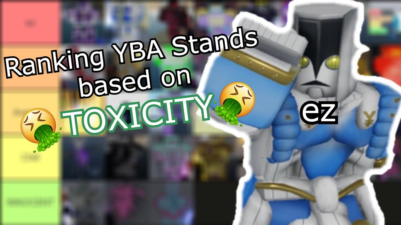 YBA] Ranking Stands based on 🤮TOXICITY🤮 