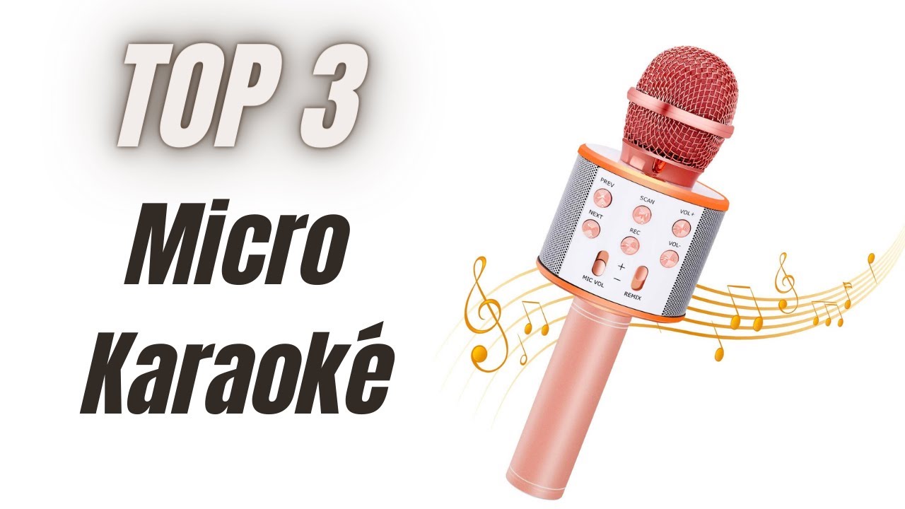 Ankuka Microphone sans Fil Karaoké, Micro Karaoke Enfant avec