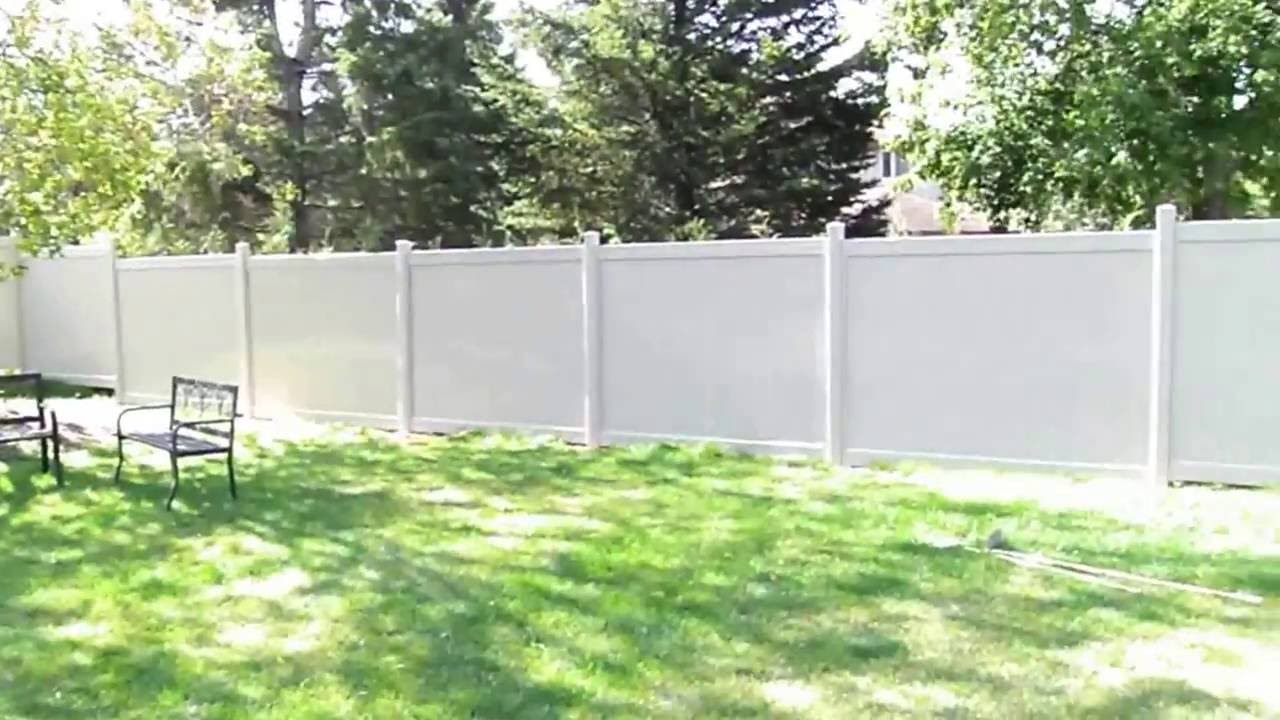 PVC "Gorilla" fencing in Ottawa, 613 816 0983 YouTube