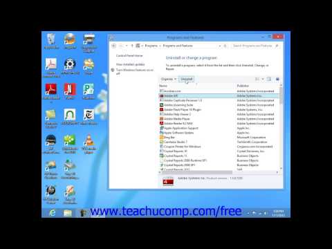 Windows 8 Tutorial Installing and Uninstalling New Software Microsoft Training Lesson 4.10