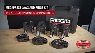 RIDGID MegaPress Jaws and Rings