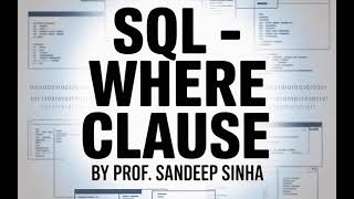 SQL WHERE Clause Explained | Filter Data Like a Professional Analyst