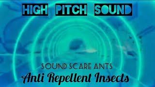 Sound scare away ants, insects, rats, mices, reptiles, mosquitoes, etc.