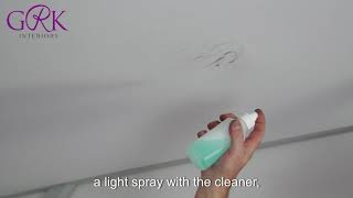 GRK Interiors Training Video - Cleaning a Stretch Ceiling