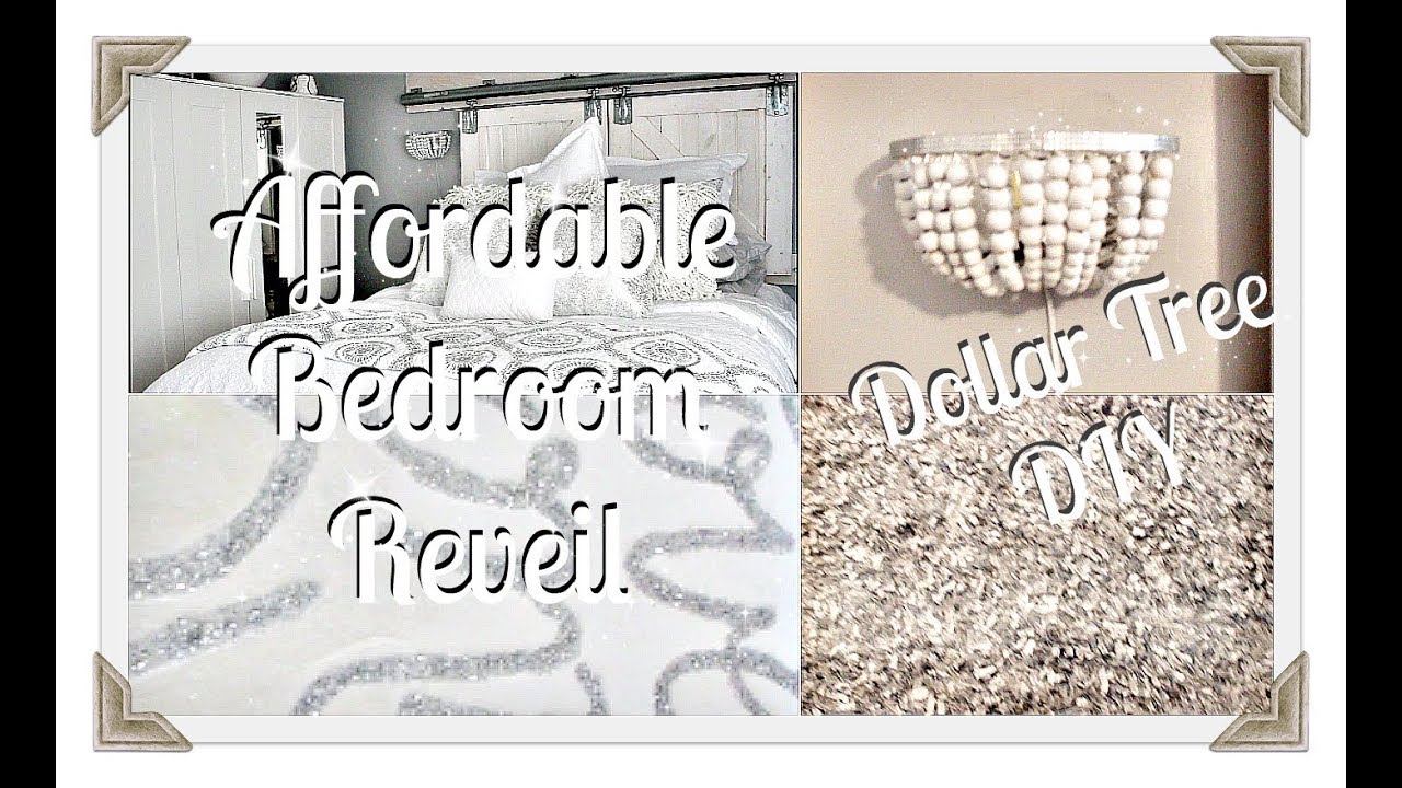 💎Affordable Glam Decor 💎Dollar Tree Bedroom reveil💎 YouTube