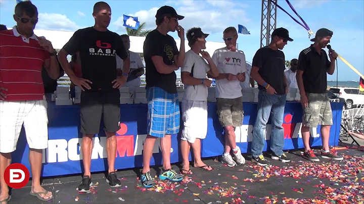 Lance Armstrong Award Ceremony at Ironman 70.3 Pan...