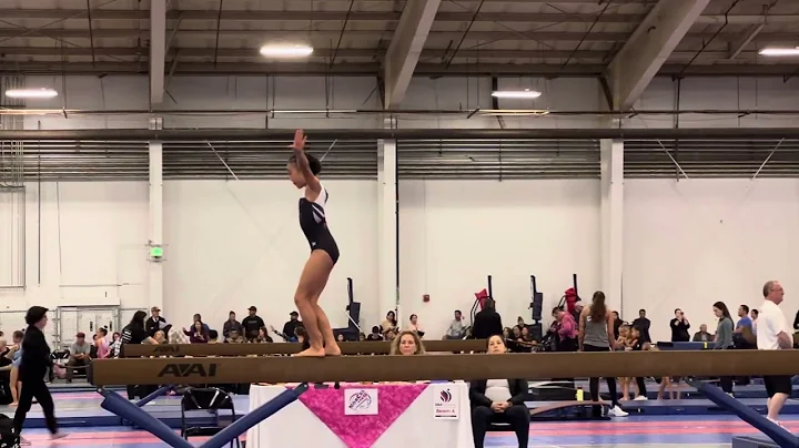 Level 4 Beam routine 9.6 - 2nd place USA Gymnastics State Championships 2023